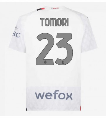 AC Milan Fikayo Tomori #23 Replika Udebanetrøje 2023-24 Kortærmet